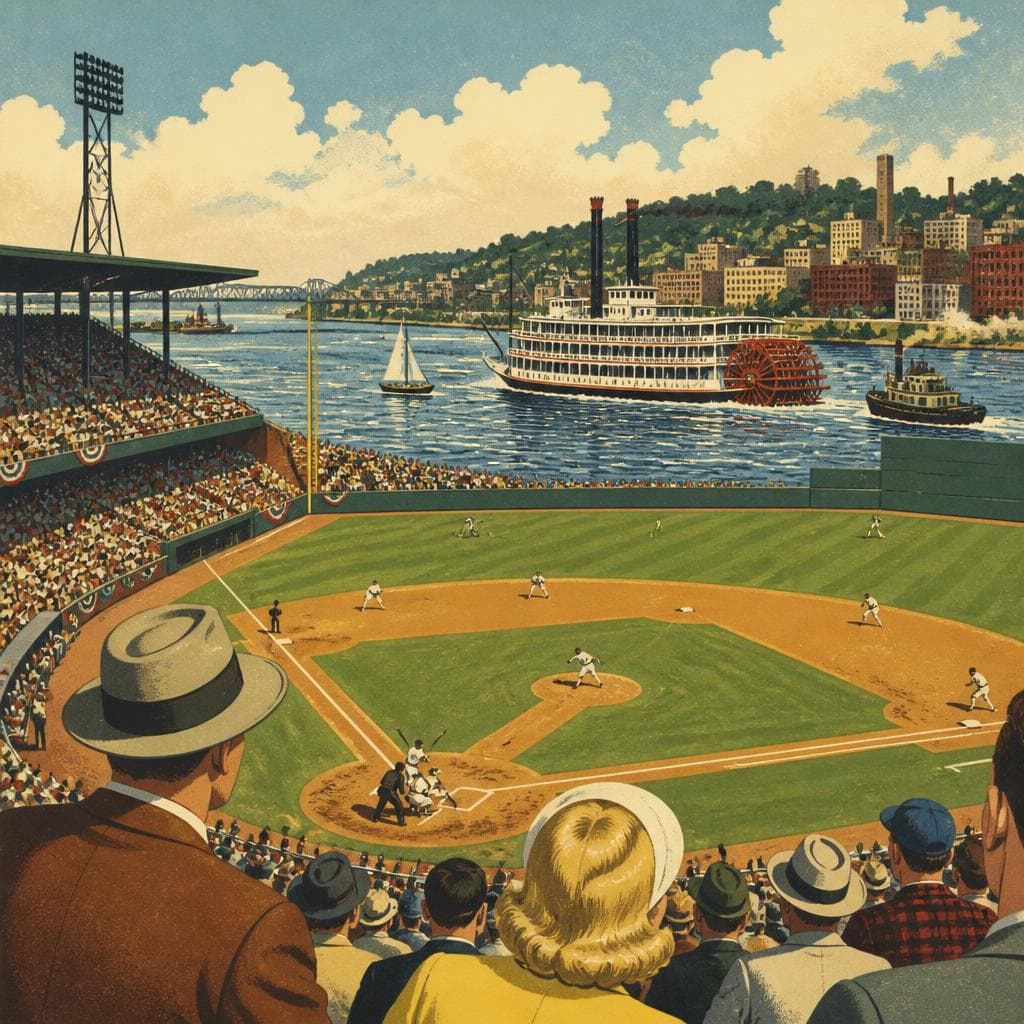 Cover art for Baseball at the River’s Edge