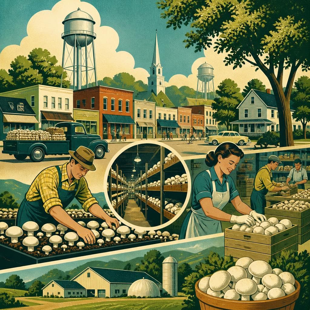 Cover art for How Madisonville Made Mushrooms Its Main Street Story