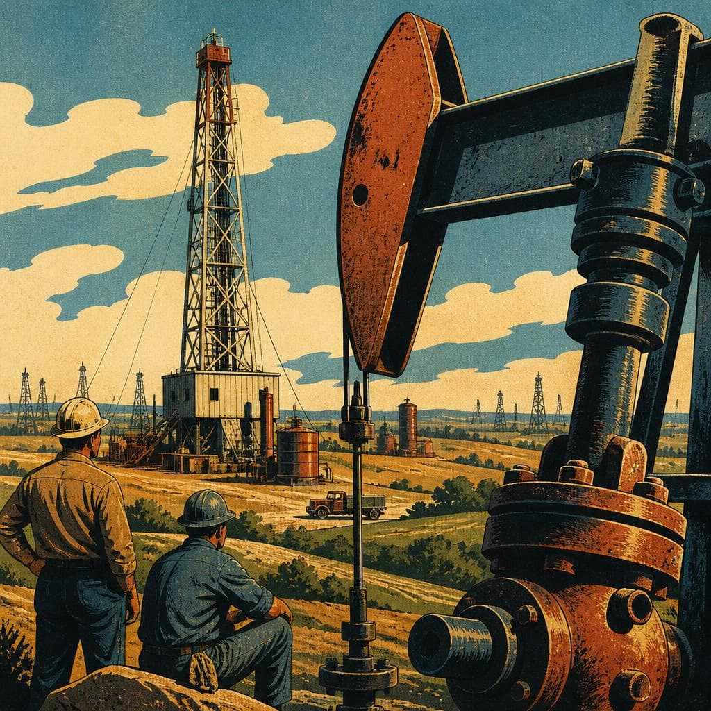 Cover art for Where the Oil Boom Still Stands