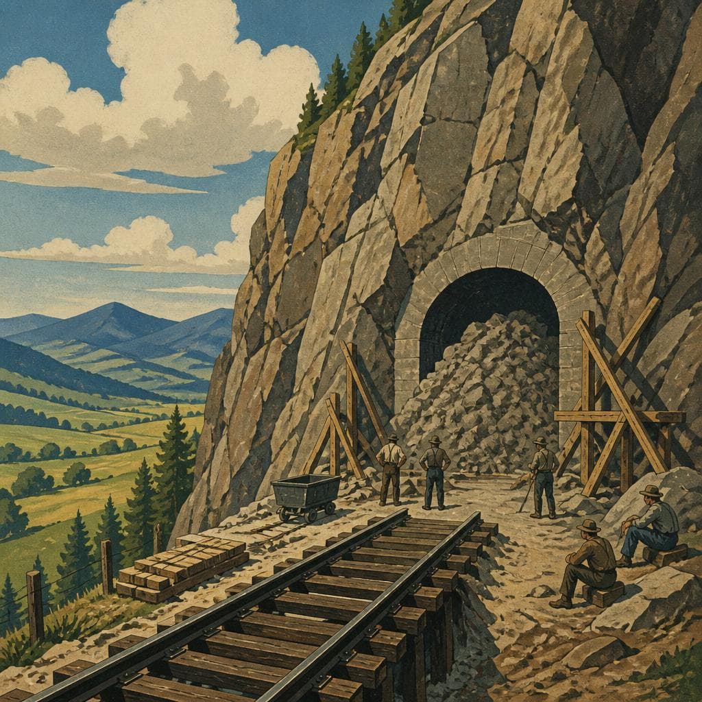 Cover art for The Tunnel That Never Reached Burke’s Garden