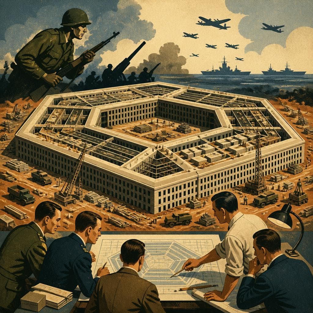 Cover art for How a Wartime Rush Drew a Five-Sided Giant