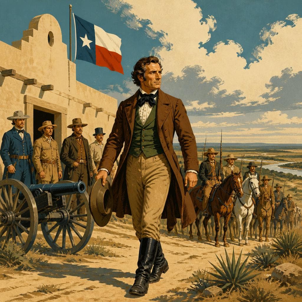 Cover art for When Stephen F. Austin Left San Felipe for War