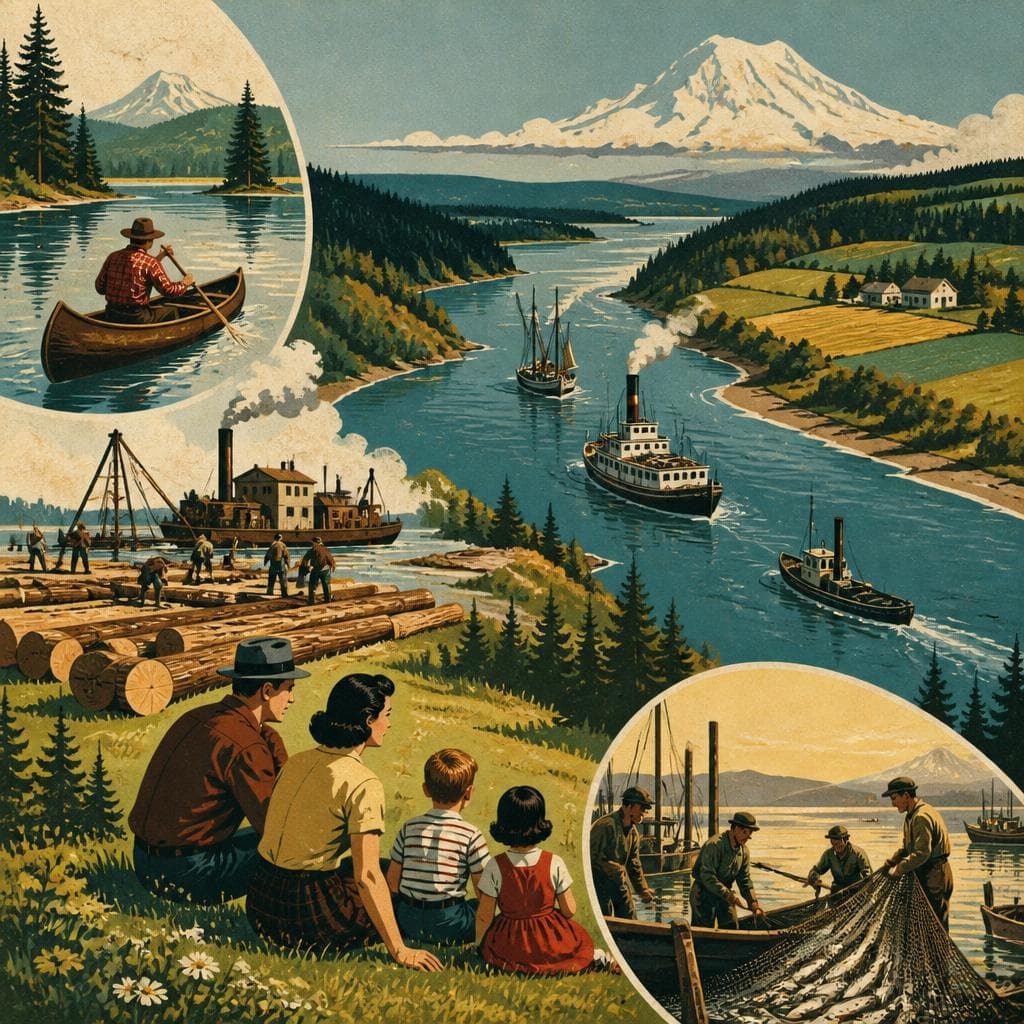 Cover art for A County Born Between Two Rivers