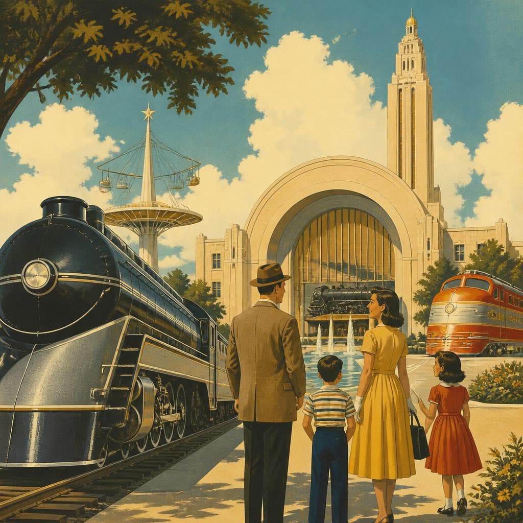 Cover art for Where the Trains Lead Into History