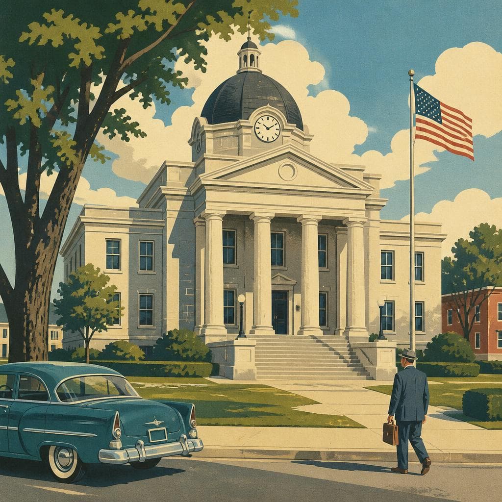 Cover art for A Courthouse Built to Mean Business