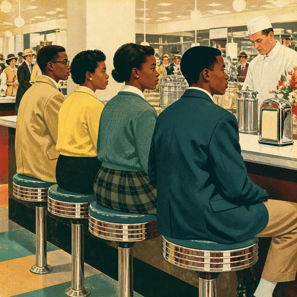 Cover art for Four Seats at a Woolworth Counter