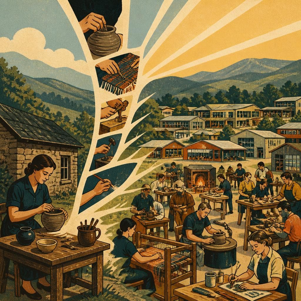 Cover art for How Penland Grew From Mountain Handwork