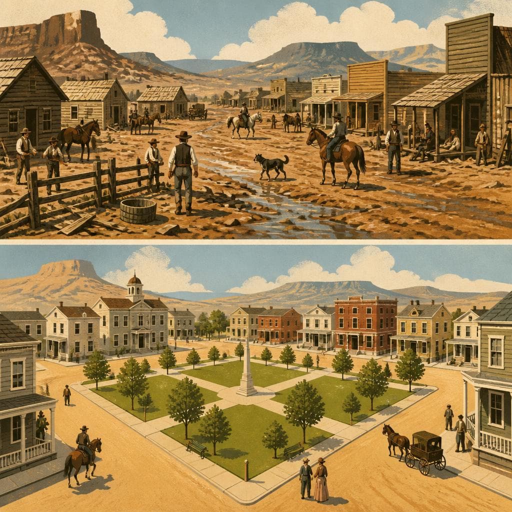 Cover art for A Frontier Town Drawn with a Square