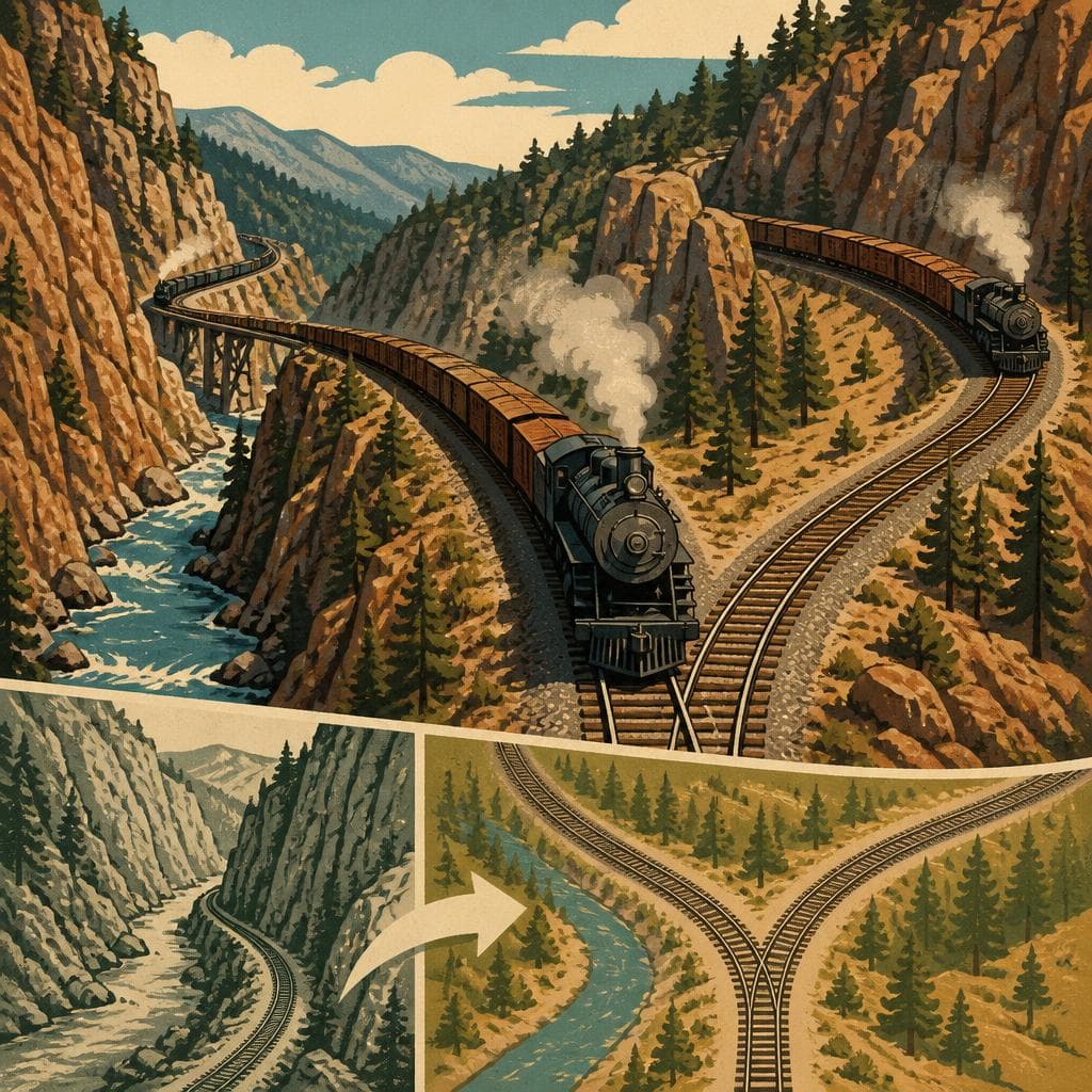 Cover art for Where Steel Had to Bend to the Canyon