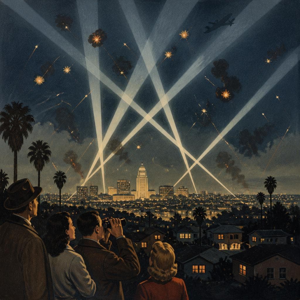 Cover art for When Los Angeles Fired at the Dark