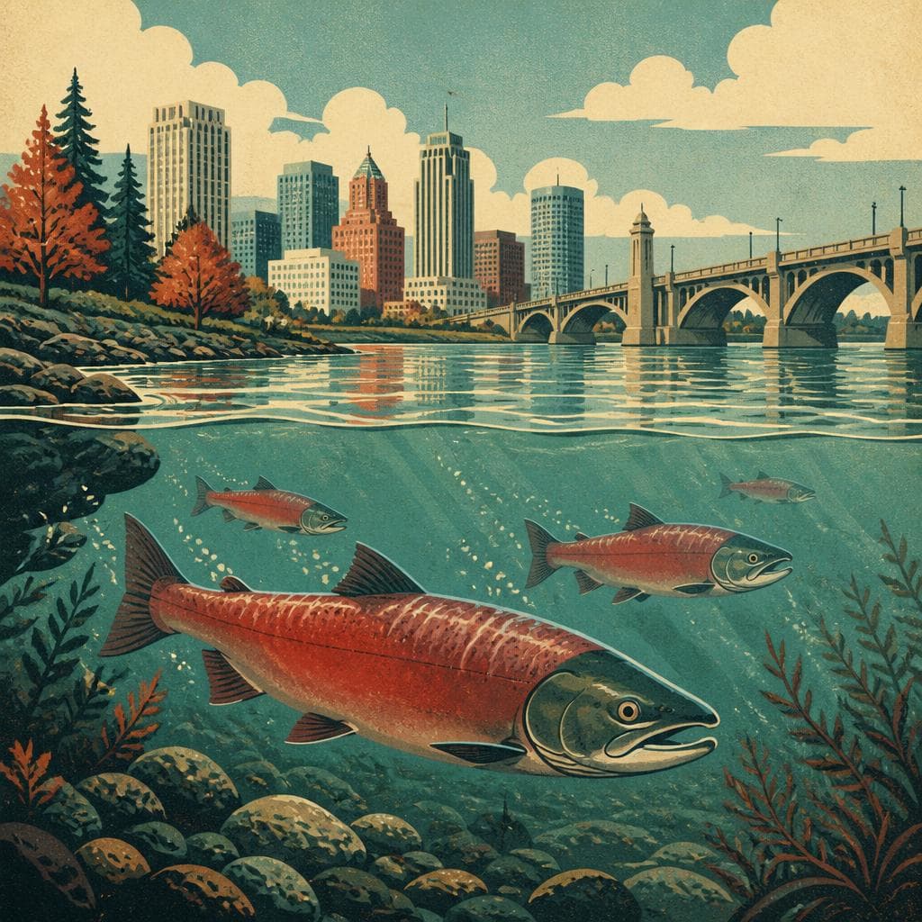 Cover art for Salmon in the City