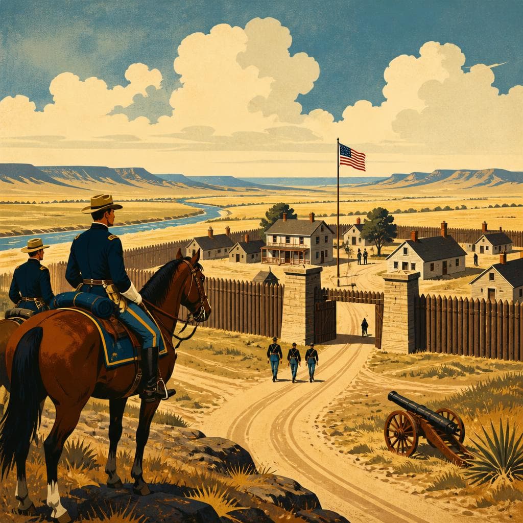 Cover art for Where the Army Stepped Onto the Plains