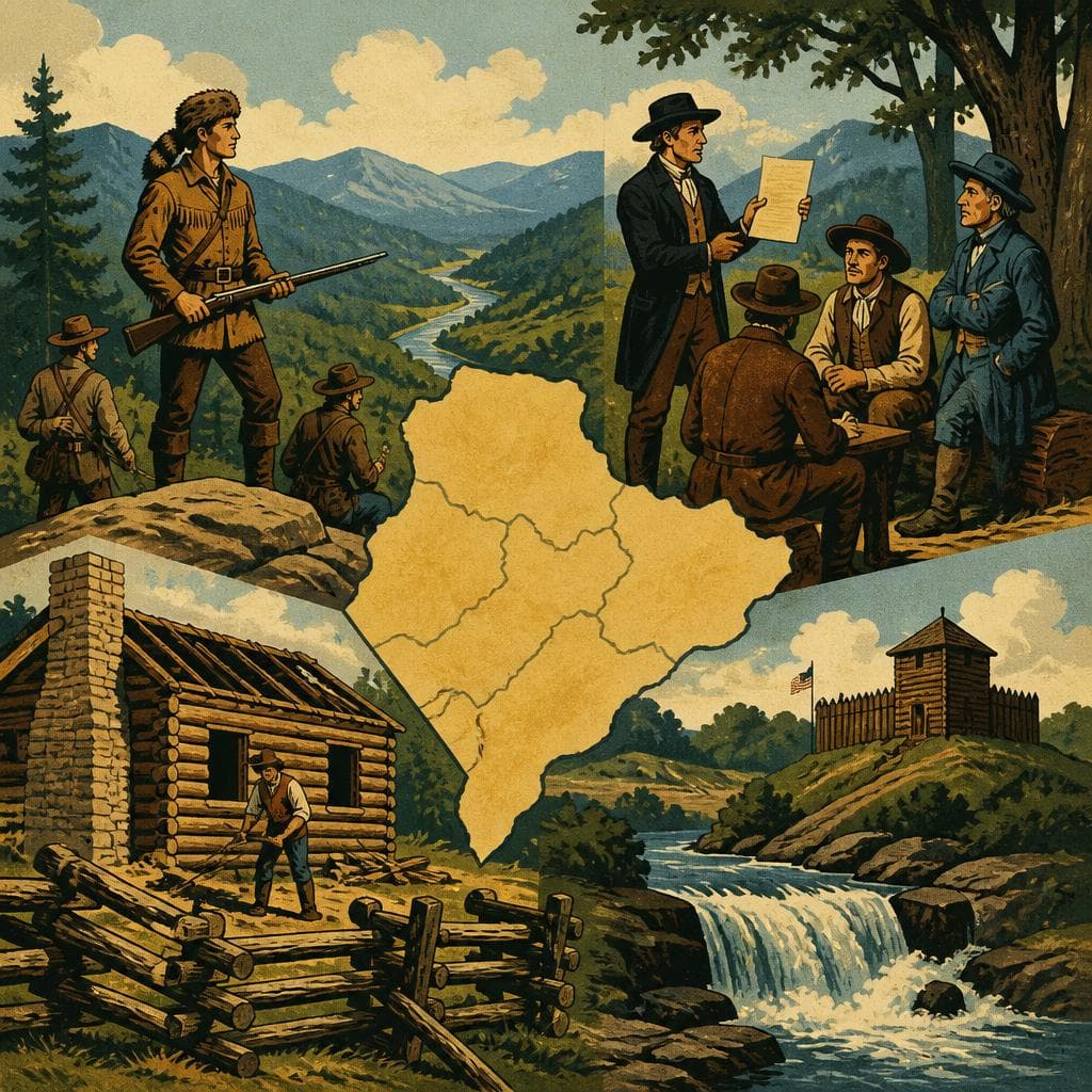 Cover art for A County Born in Frontier Politics
