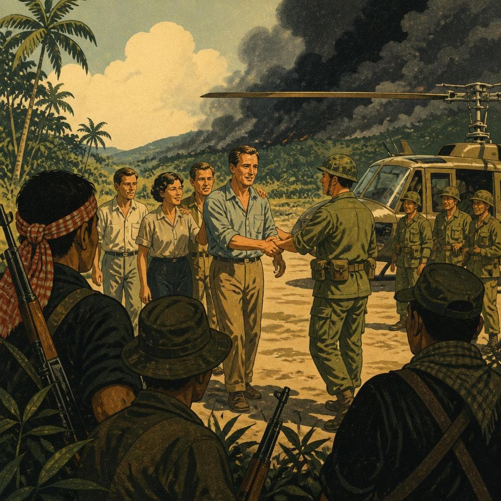 Cover art for At Camp Release, the War Turned