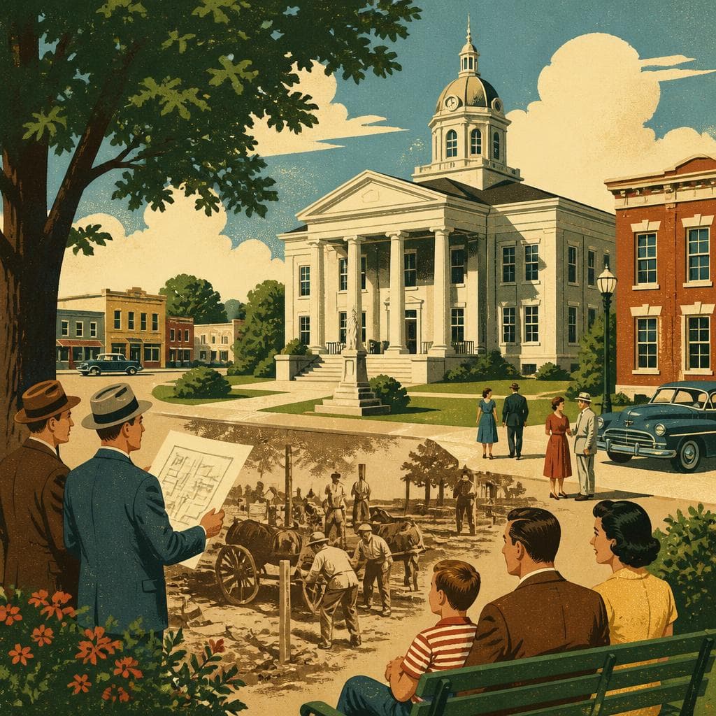 Cover art for The Square Where County Life Took Shape