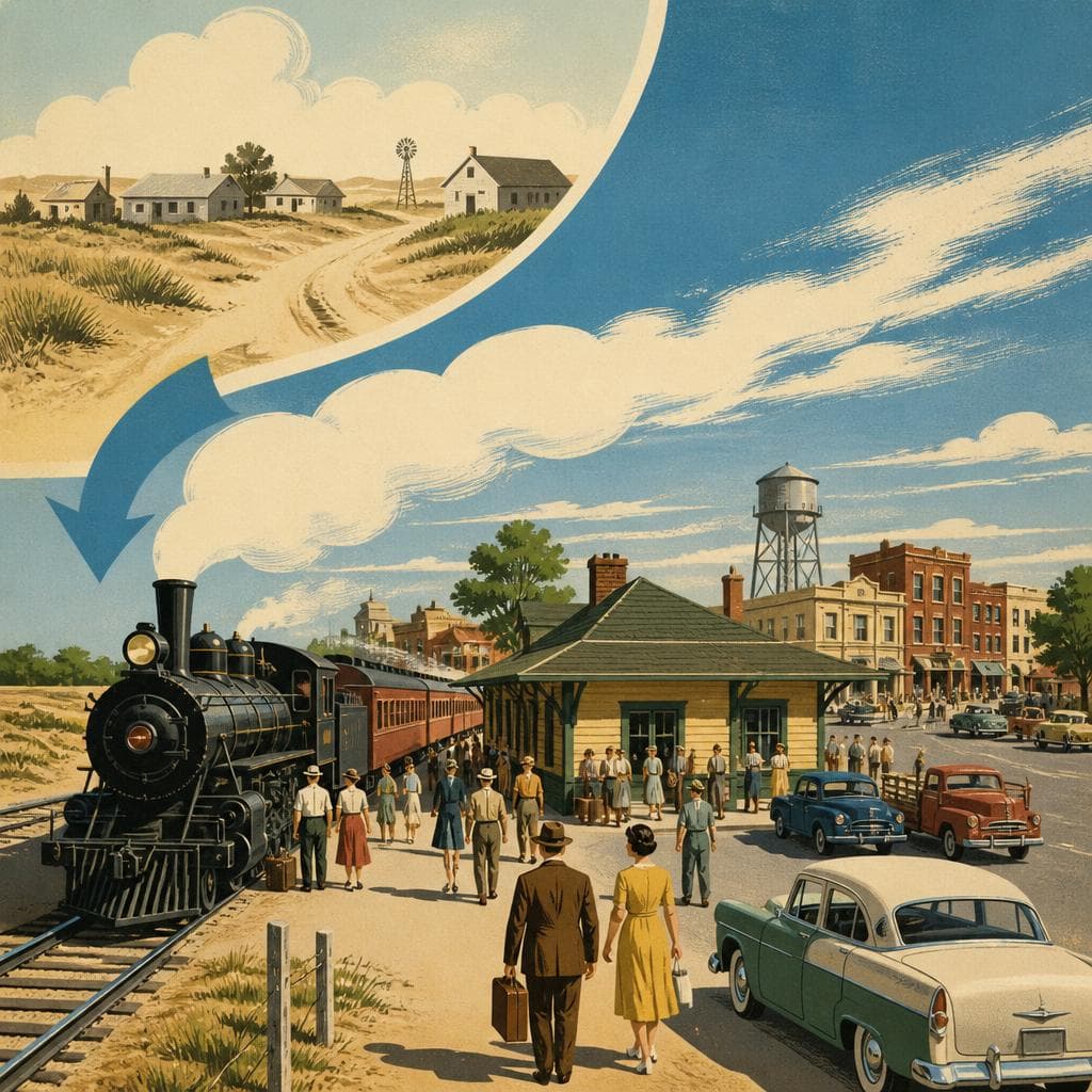 Cover art for Where the Trains Made Hamlet Bigger