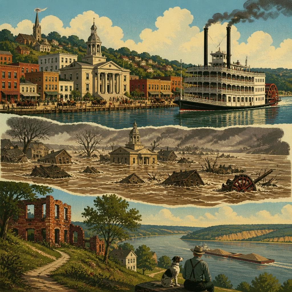 Cover art for Where the River Made a County Seat