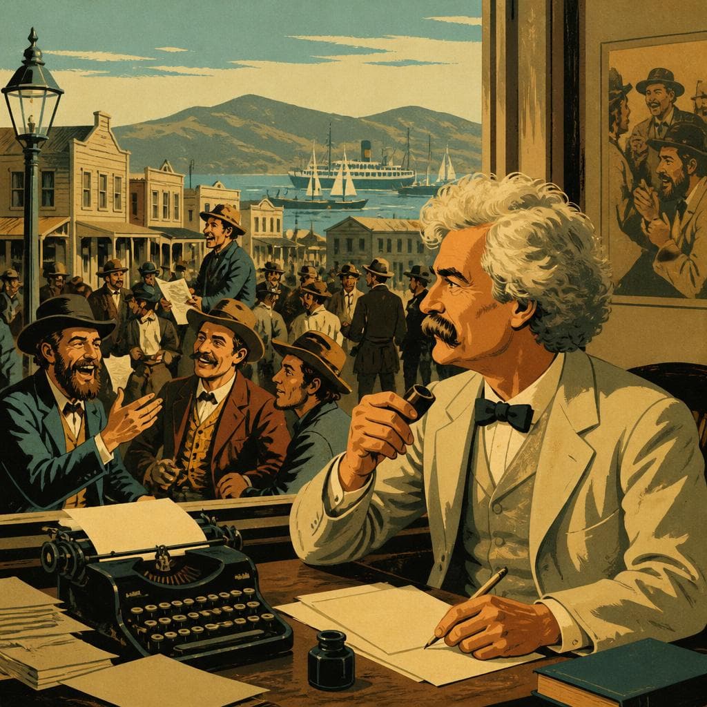 Cover art for Where San Francisco Tuned Mark Twain’s Voice