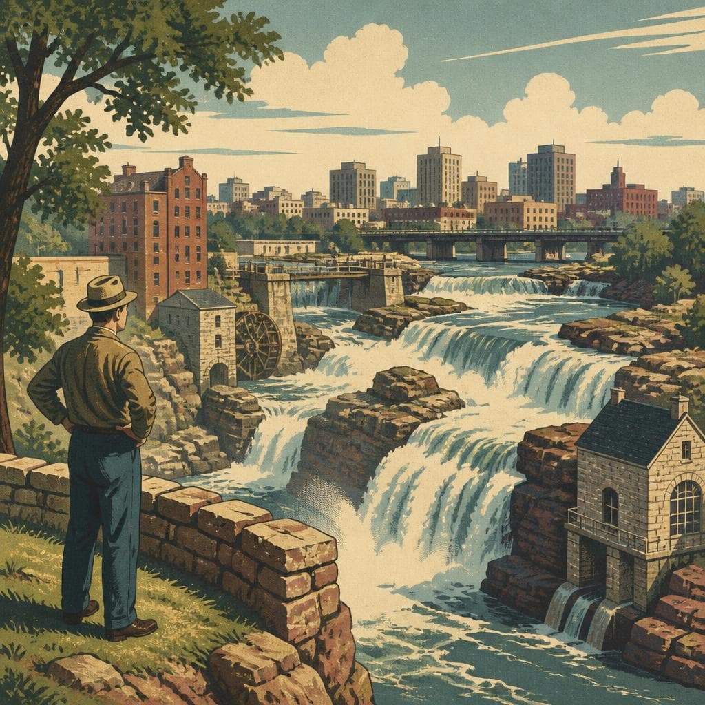 Cover art for The River That Built Sioux Falls