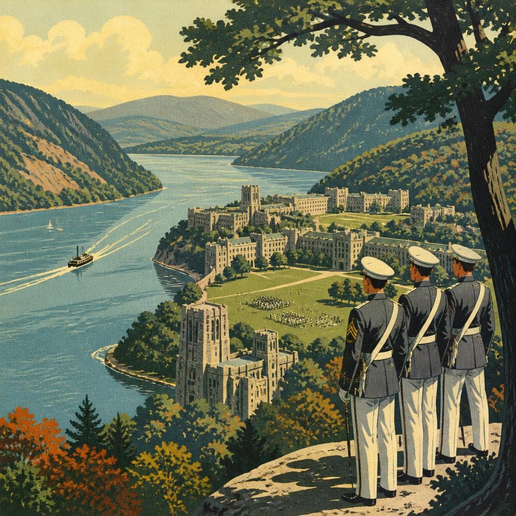 Cover art for Where the Hudson Turns, West Point Begins