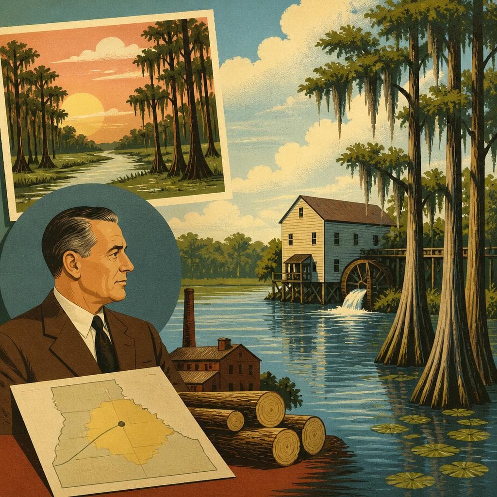 Cover art for A Political Name, a Postcard View