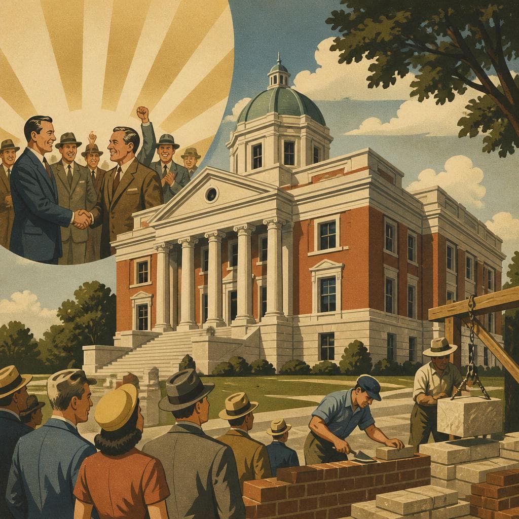 Cover art for How Bellaire’s Courthouse Became County Power in Brick and Stone