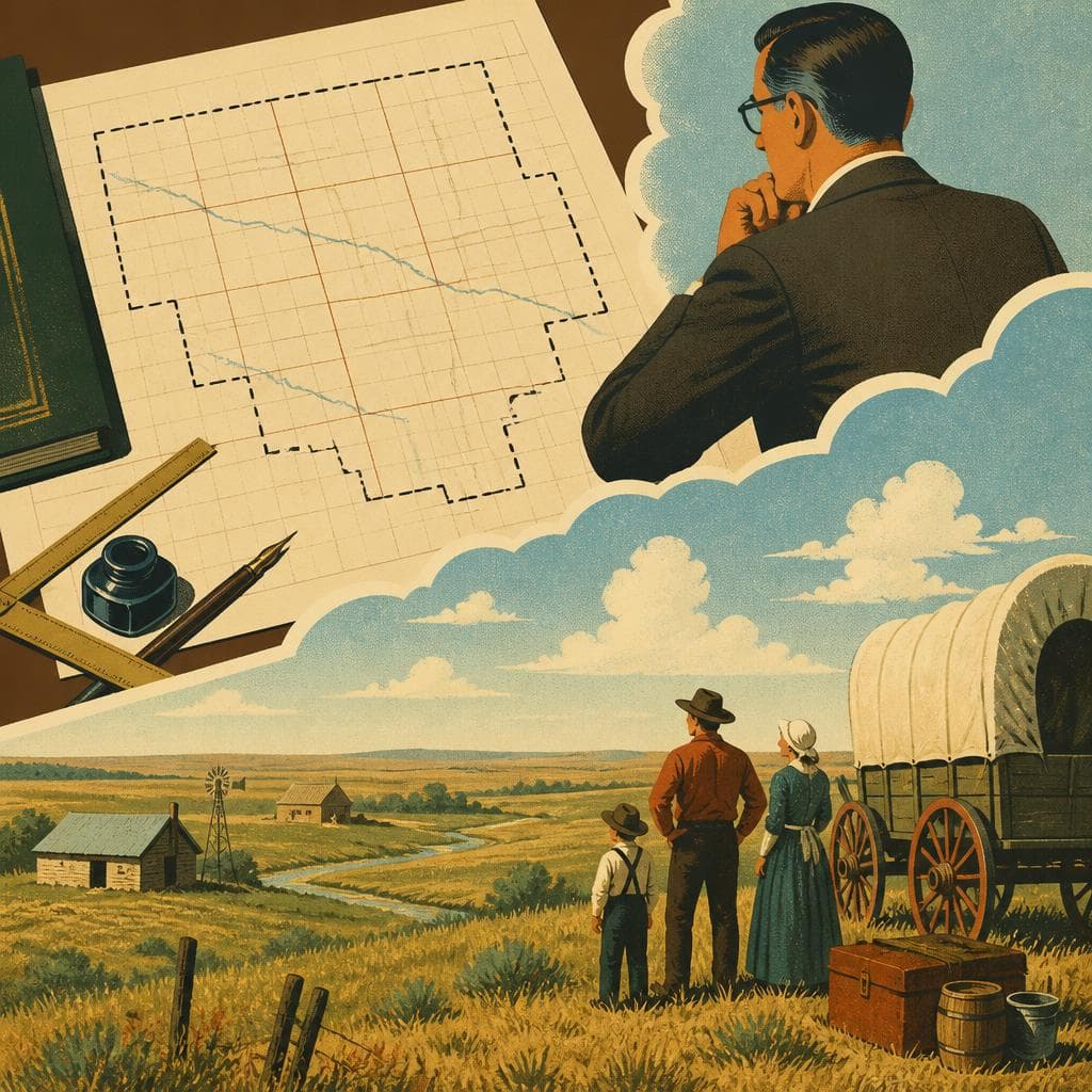 Cover art for A County on Paper, Then on the Prairie