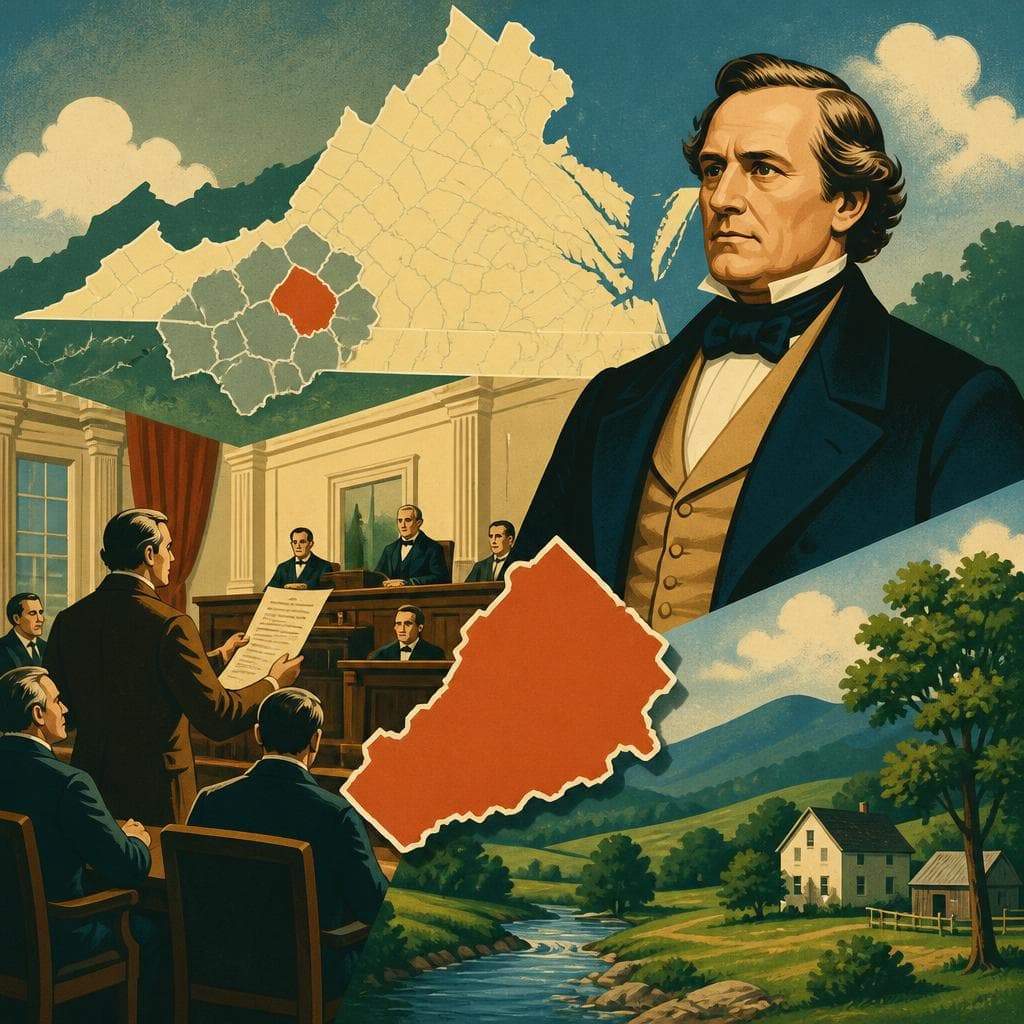Cover art for How a Virginia Map Became Nicholas County