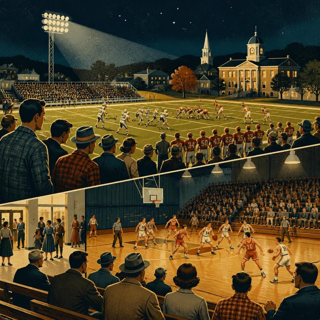 Cover art for Friday Night Lights, Hardwood Echoes
