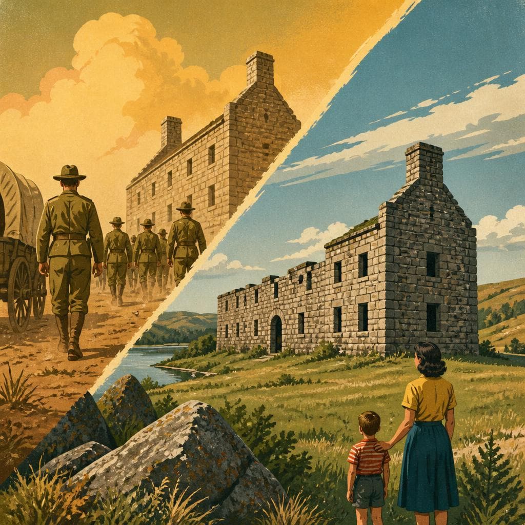 Cover art for When the Army Left, the Stone Stayed