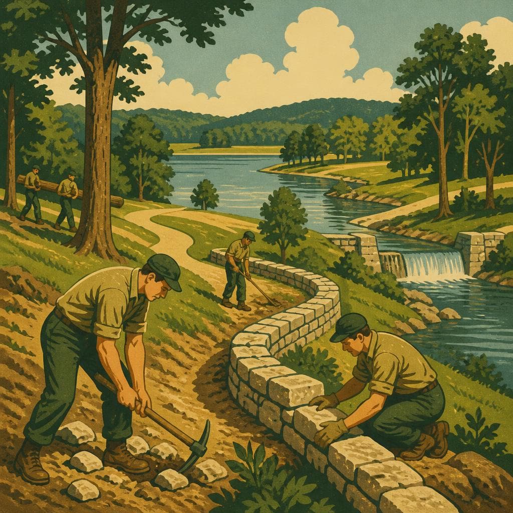 Cover art for The Park the CCC Laid Out