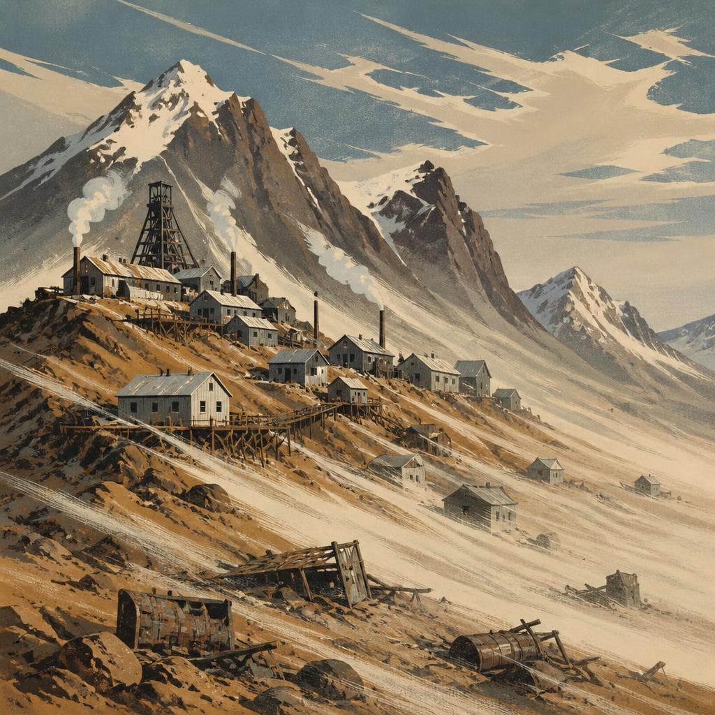 Cover art for Where Silver Built a Town, Then Left It