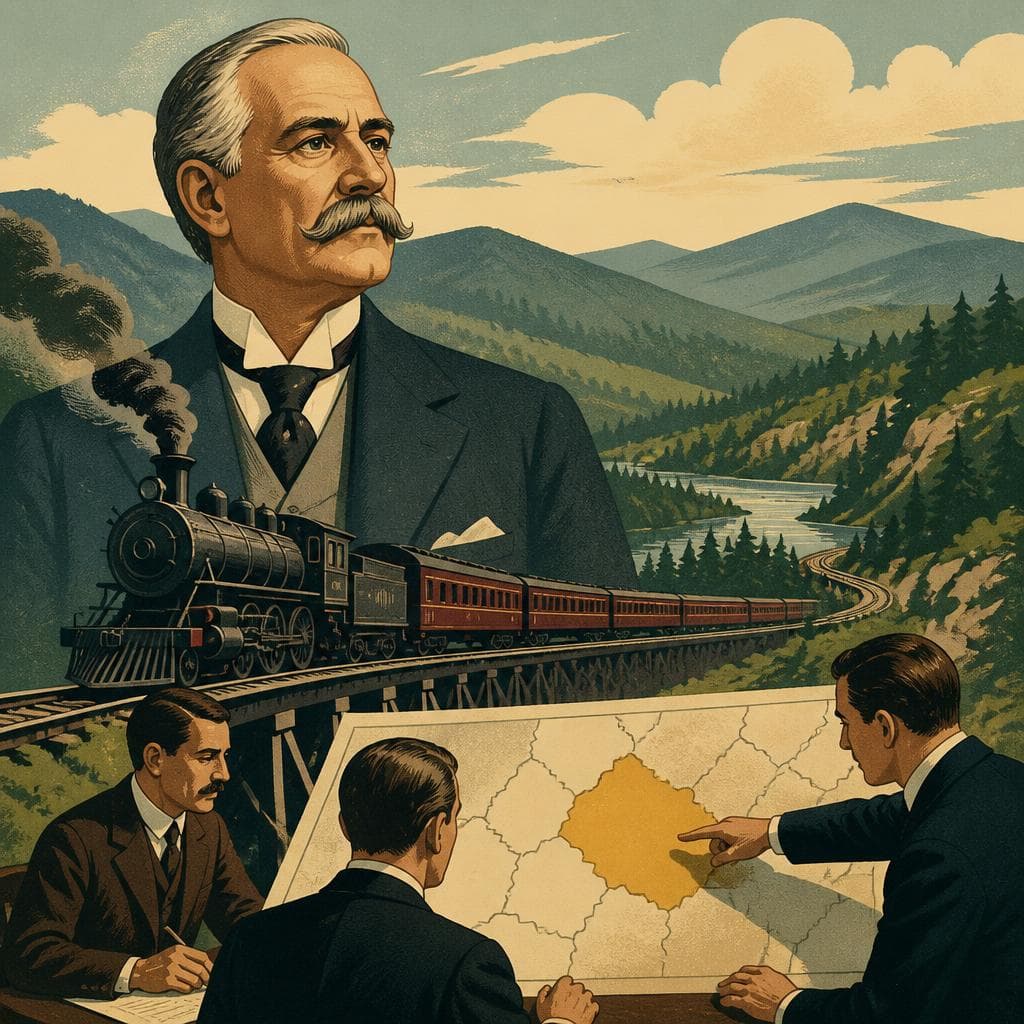 Cover art for How a Railroad President Named a Mountain County