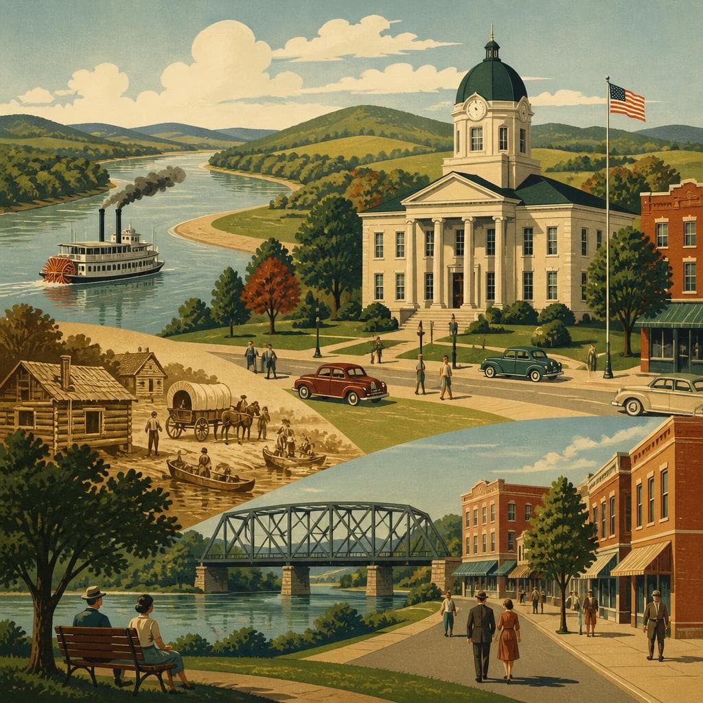 Cover art for Where the River Bend Became the County Seat