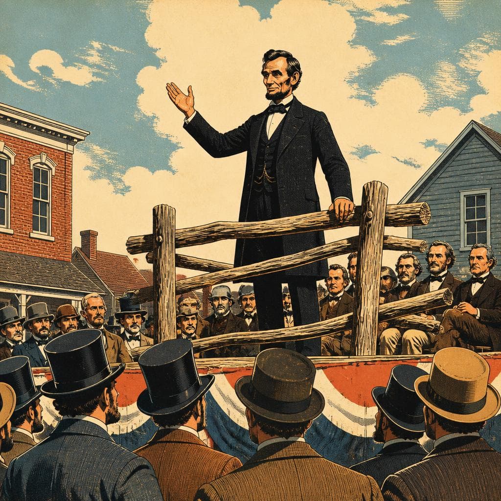 Cover art for When Fence Rails Made Lincoln a Contender