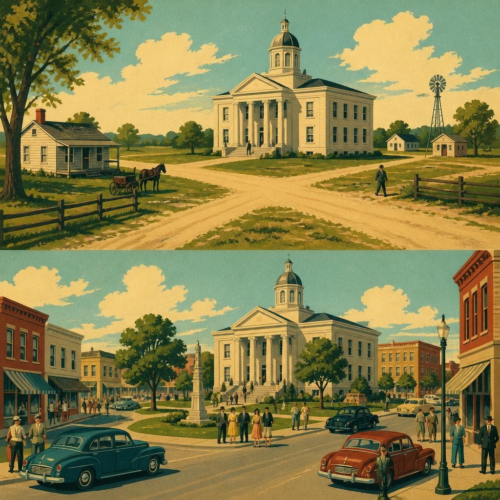 Cover art for When a Courthouse Made a Town