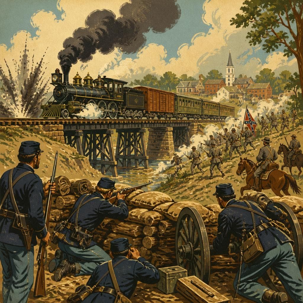 Cover art for Where the Railroad Became the Battlefield