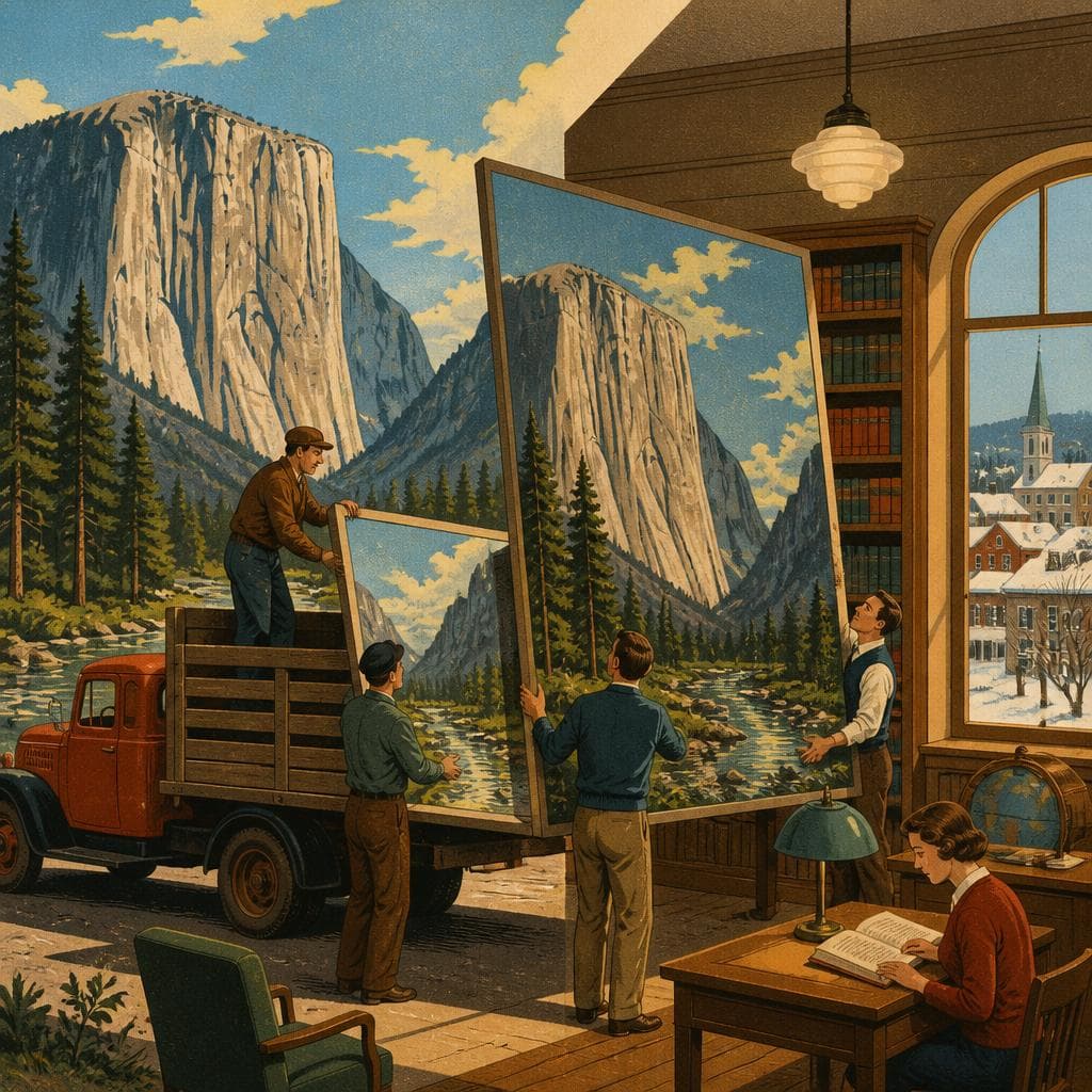 Cover art for How Yosemite Ended Up in a Vermont Library