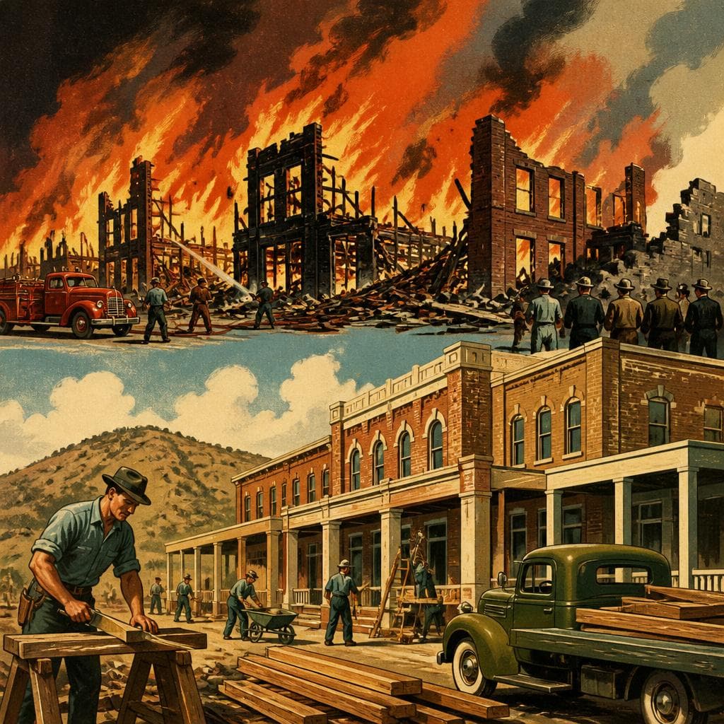 Cover art for How Fire Gave Whiskey Row Its Face