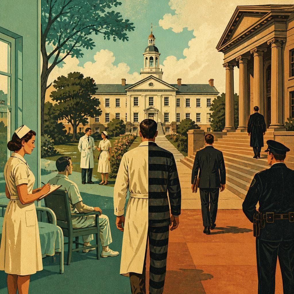 Cover art for Where Care and the Courts Converged