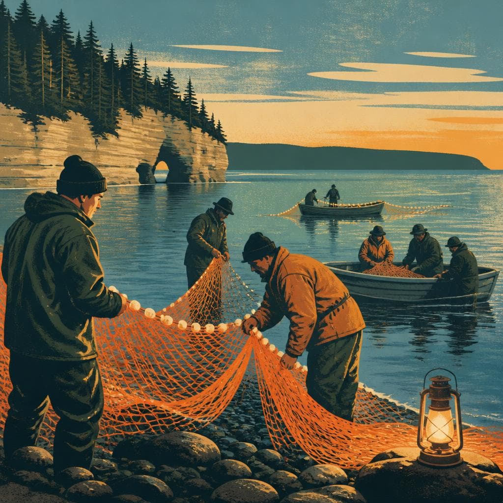 Cover art for Cold Hands, Bright Nets on Munising Bay