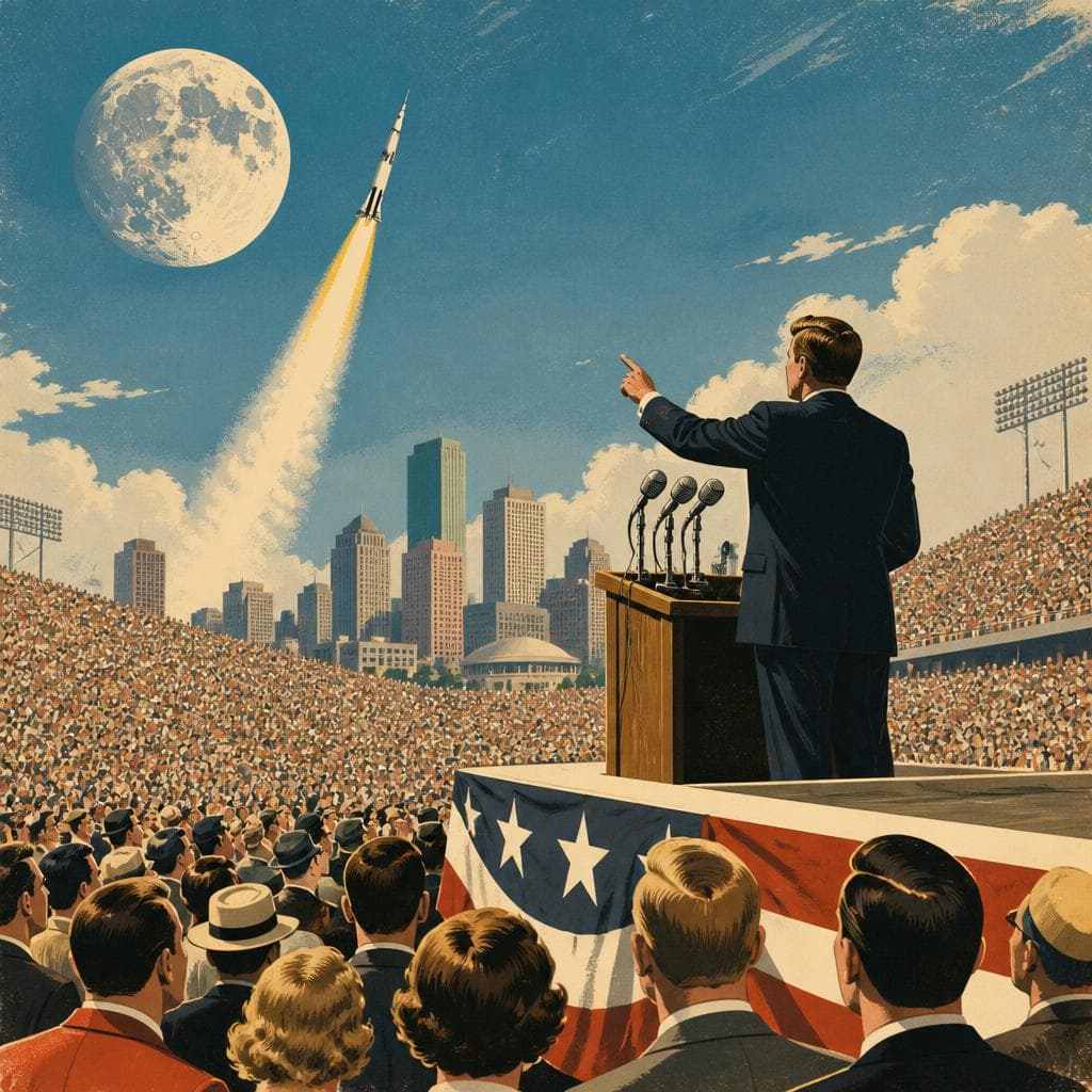 Cover art for The Day Houston Heard the Moonshot