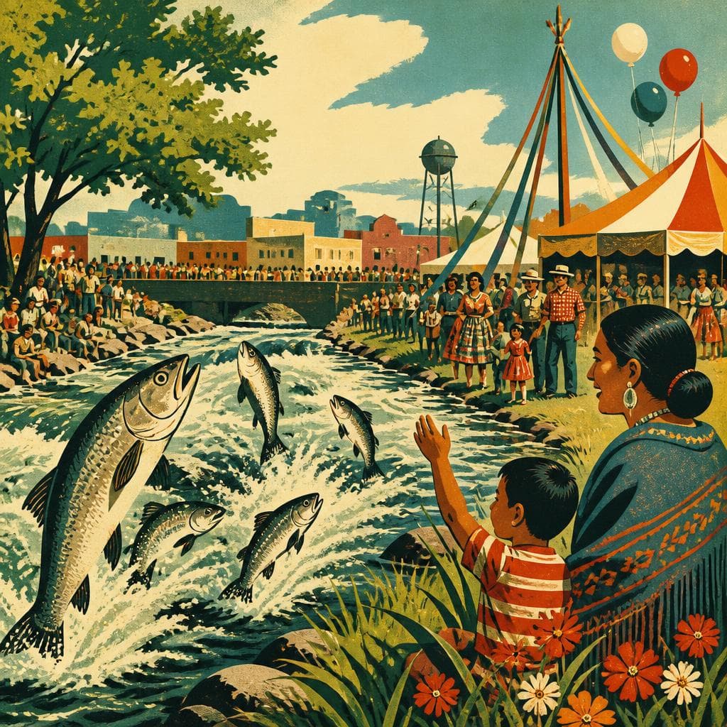 Cover art for When the Fish Run Becomes a Festival