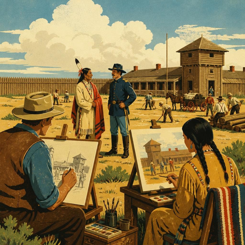 Cover art for Where Two Artists Fixed Fort Union in Memory