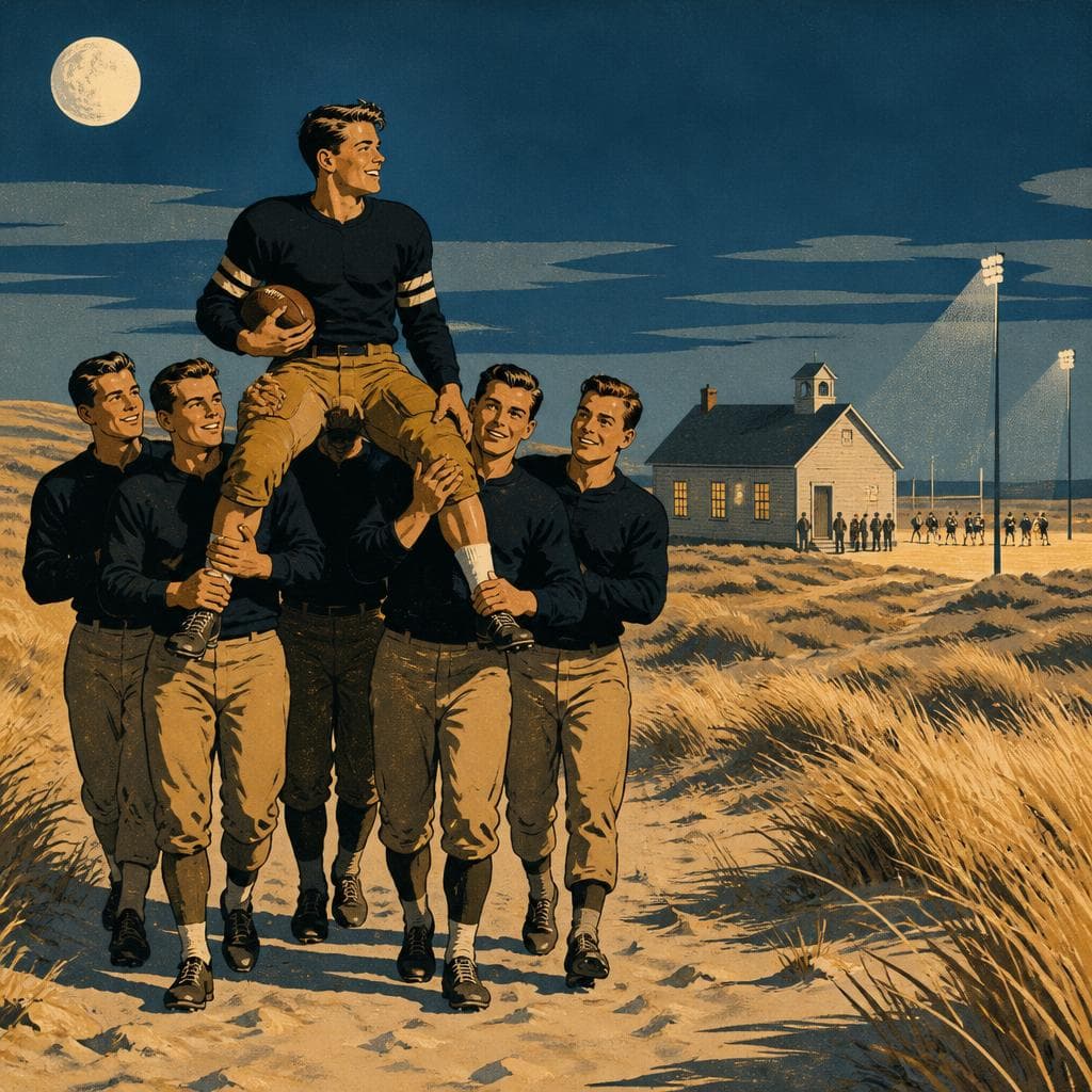Cover art for When Six Men Carried Friday Night