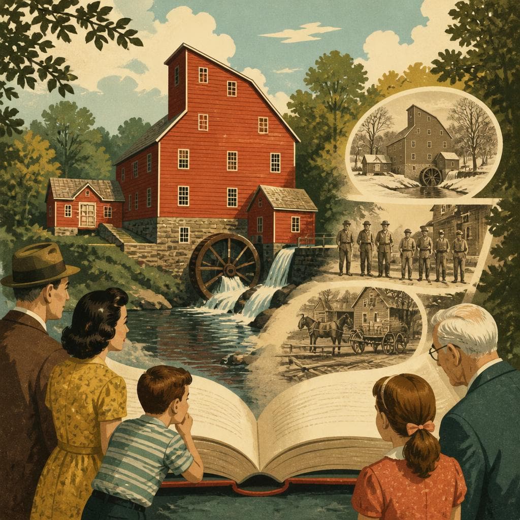 Cover art for When the Red Mill Became a History Book