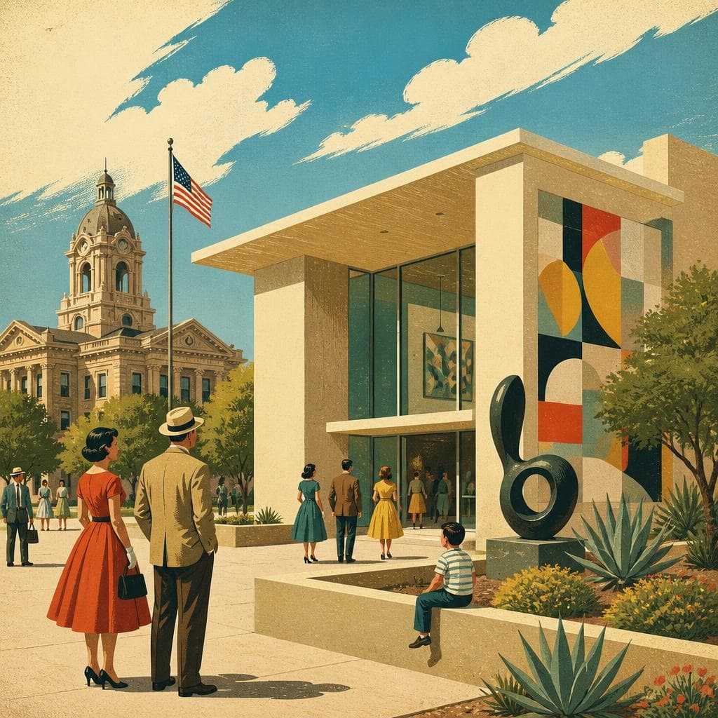 Cover art for Where Beeville Makes Room for Art