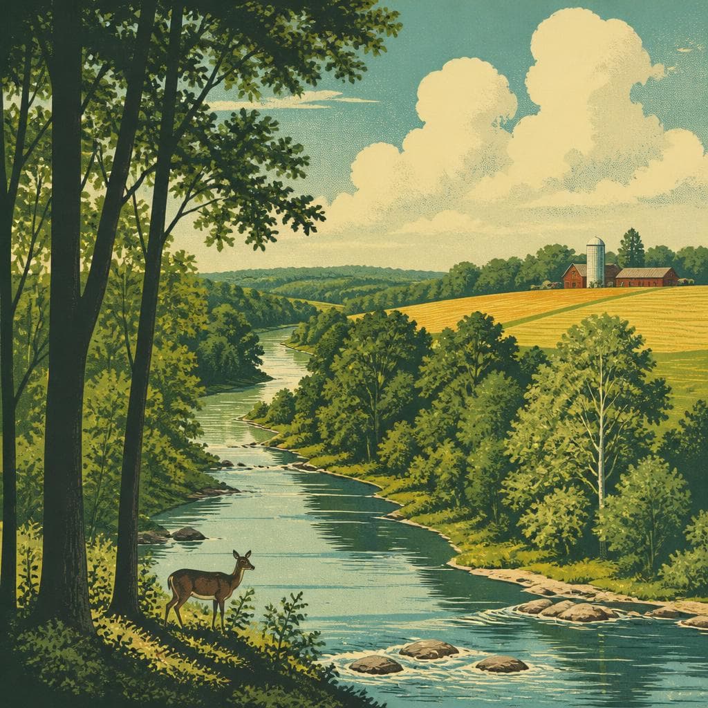 Cover art for Where the River Kept the Woods
