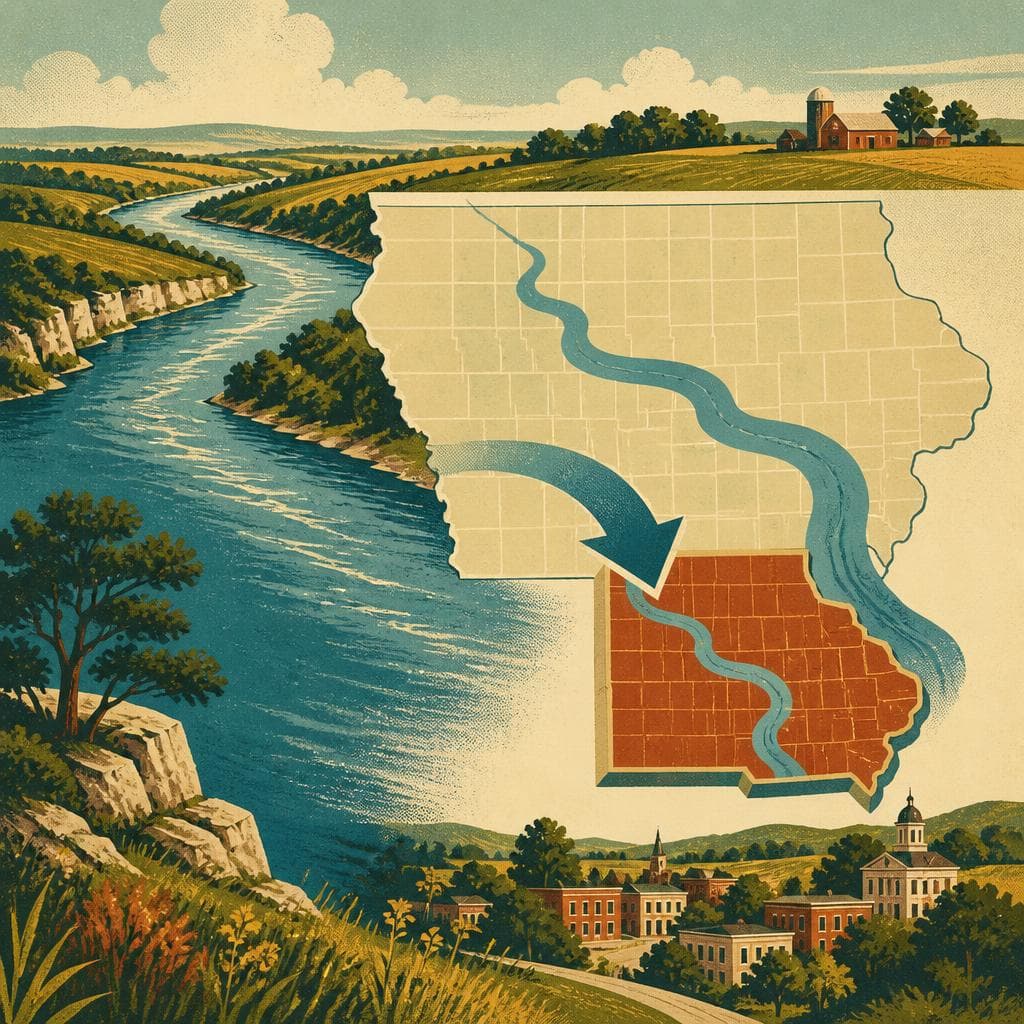 Cover art for How a River Named a County