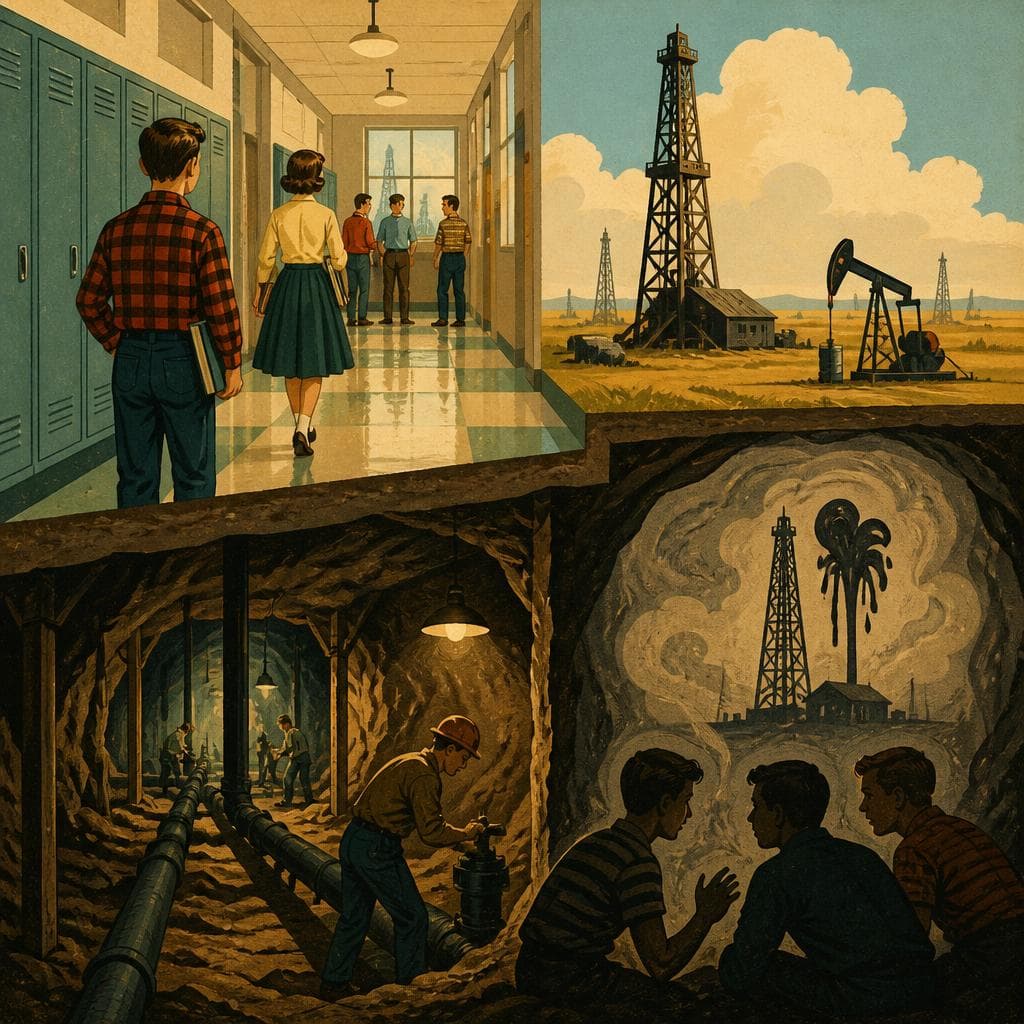 Cover art for Under the Hallways, Oil and Rumor